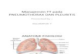 Manajemen Ft Pada Pneumothorax Dan Pleuritis