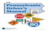 Pennyslvania Drivers Manual | Pennyslvania Drivers Handbook