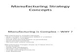 Manufacturing Strategy Concepts