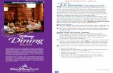2012 Disney Dining Plan Brochure