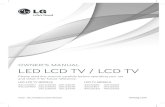 LG LED LCD TV / LCD TV