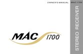 MAC1700 Owners