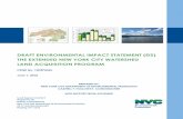Draft Environmental Impact Statement for the extended New York City Land Acquisition Program