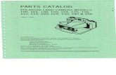 Parts Catalog - Polaroid Land Camera Models 100, 101, 102, 103, 104, 125, 135, 210, 215, 220, 225, 230, 240, & 250 - June 1970