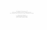 A First Course of Partial Differential Equations in Physical Sciences and Engineering - PDEbook