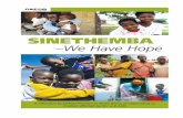 Sinethemba: We Have Hope. A reflection by CAFOD Partners in South Africa on responding to children affected by HIV and AIDS