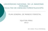 Plan General de Manejo Forestal 2012