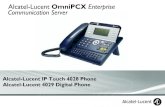 Alcatel-Lucent 4029 IP Touch 4028 Digital Phone OXOffice Manual MU19005ACAC-E900ed01-0843