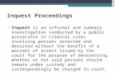Inquest Proceedings