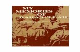 MY MEMORIES OF BAHÁ'U'LLÁH