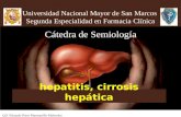Hepatitis y Cirrosis hepática