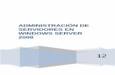 Adminstracion de Servidores en Windows Server 2008