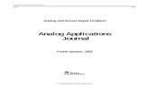 Analog Applications Journal Fourth Quarter, 2002 - Ti