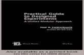 Practical Guide to Designed Experiments ,A Unified Modular Approach - Paul D. Funkenbusch (Mar Dek)
