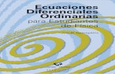Ecuaciones Diferenciales Ordinarias para Estudiantes de Física - Juan M. Aguirregabiria