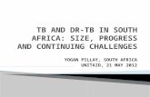 TB AND DR-TB IN SOUTH AFRICA: SIZE, PROGRESS AND CONTINUING CHALLENGES