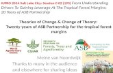 Theories of change and change of theories: Twenty years of ASB Partnership