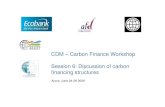 Carbon Financing Structures Accra Final