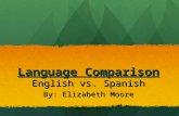 Moore - Language Comparison -ESL 502