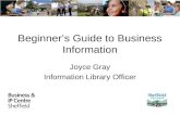 Joyce Gray - Beginner's guide to business information