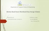 Identity Based Secure Distributed Storage Scheme