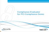 iSecurity Compliance Evaluator PCI Demo