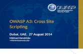 Owasp Top 10 A3: Cross Site Scripting (XSS)
