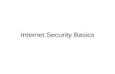 Internet Security Basics