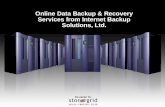 Online Data Backup & Recovery Presentation