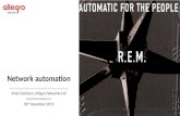 Automatic for the People :: Network Automation