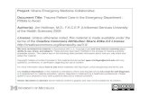 GEMC - Trauma Patient Care in the Emergency Department : Pitfalls to Avoid