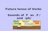 Future tense of verbs   sounds of  f  as.abcd