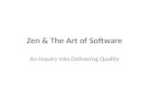Zen & the art of software