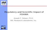 Regulatory and Scientific Impact of FDAMA