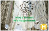 Host Event Management