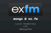 mongodb + ex.fm