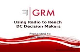 GRM Radio Campaign