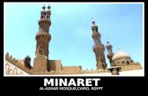 Minarets of al azhar, cairo, egypt -types of minaret,