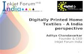 Digitally Printed Home Textiles - A India Perspective