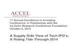 First Annual Excellence In Investing Conference