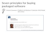 Software packaged software principles publiek