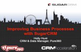 Improving business processes with sugar crm   pure360