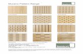 Murano ACoustic Wood Panel patterns