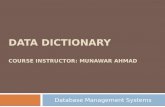 Data dictionary 10-11