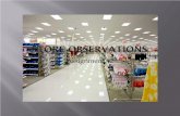 Store observations