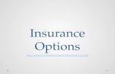 Insurance options