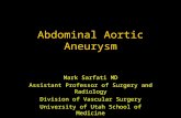 Mon 12-12-2005 OS Lecture 12 - Abdominal Aortic Aneurysm - Dr ...