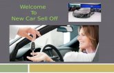 Welcome to new car sell off