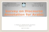 Discourse annotation for arabic 2