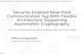 Security-Enabled Near-Field Communication Tag With Flexible Architecture Supporting Asymmetric Cryptography